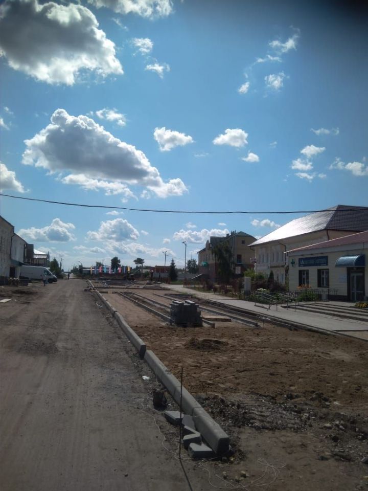 В центре Алькеевского района стороится бульвар
