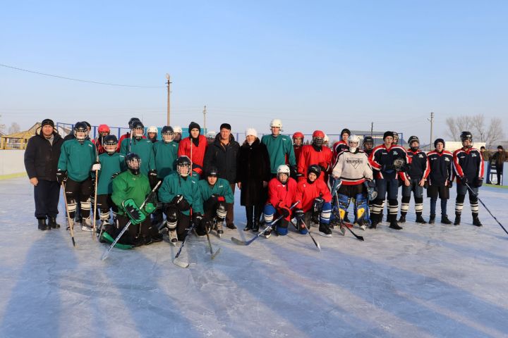 В Алькеевском районе сельская молодежь проводит хоккейные турниры