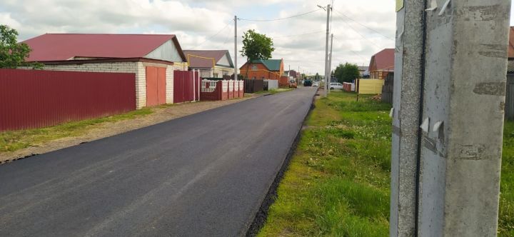 В центре Алькеевского района улучшаются уличные дороги