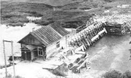 Әлки районында  беренче электр станциясе 1947 елда Базарлы Матакта төзелә