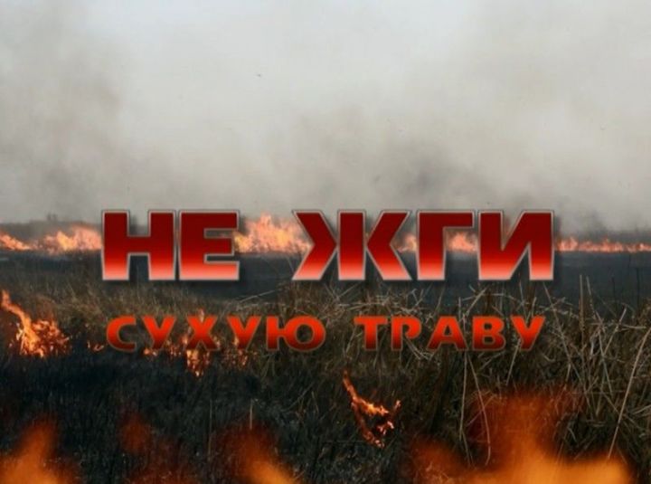 В Алькеевском районе нынче увеличилось число пожаров из-за возгорания сухой травы и мусора