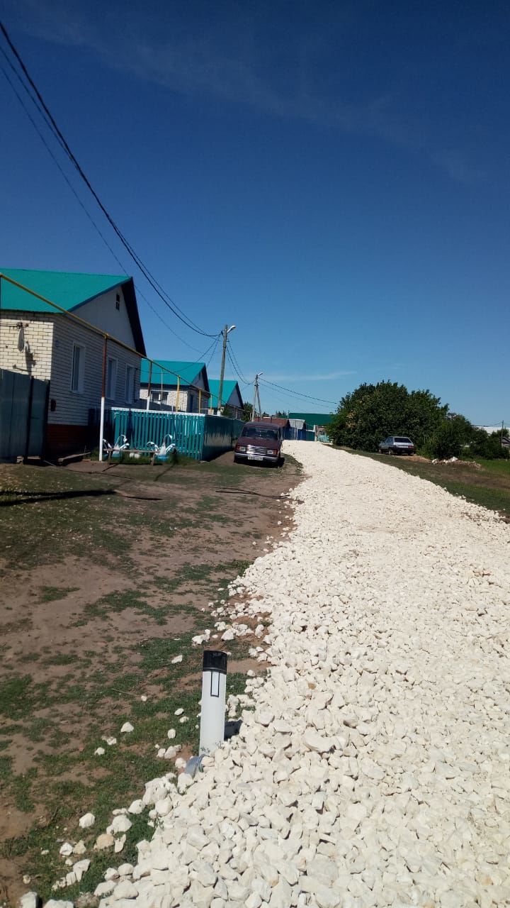 Әлки районы Ташбилге авылында хәзер каты түшәмәле юллар бар