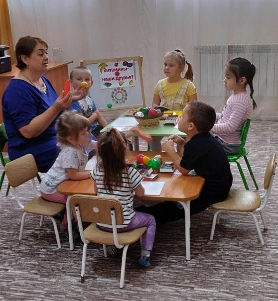 В детском саду села Аппаково провели тематическое мероприятие, посвященное Дню витаминам.