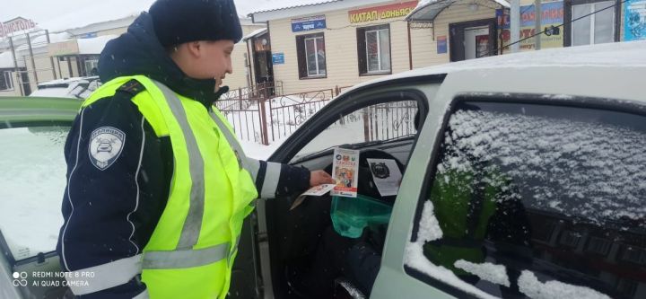 Сотрудники ОГИБДД по Алькеевскому району провели мероприятие с водителями транспортных средств