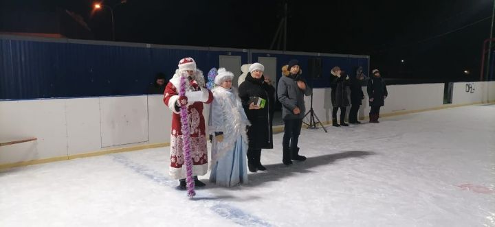 В Базарных Матаках состоялось открытие ледового сезона