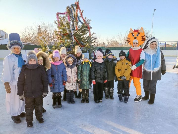 В Базарных Матаках состоялось открытие ледового сезона