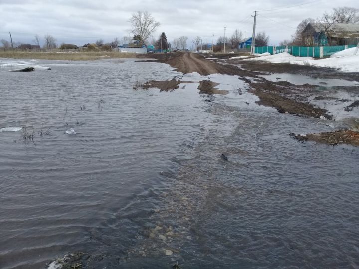 В Алькеевском районе подвержены подтоплению территории семи &nbsp;населенных пунктов
