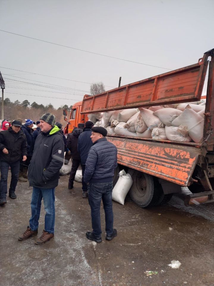 Сегодня сельхозпроизводители Алькеевского района успешно реализовали свою продукцию в поселке Дербышки города Казани