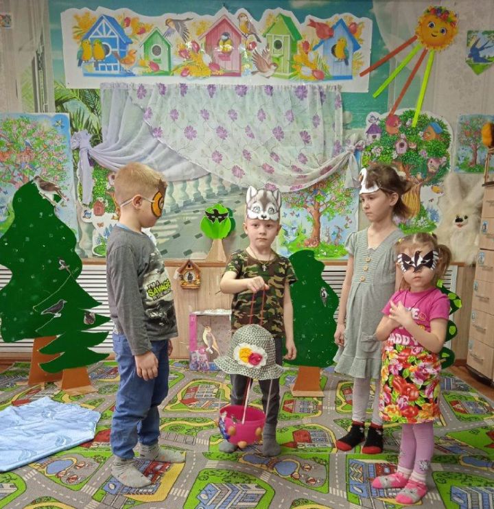 В детском саду "Ручеёк" села Старая Тахтала проведено познавательное мероприятие "Мои пернатые друзья!"
