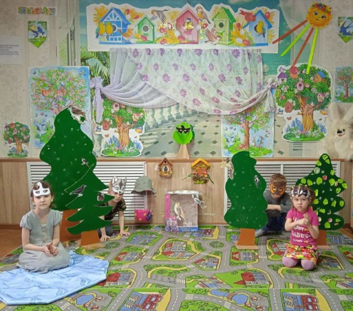 В детском саду "Ручеёк" села Старая Тахтала проведено познавательное мероприятие "Мои пернатые друзья!"