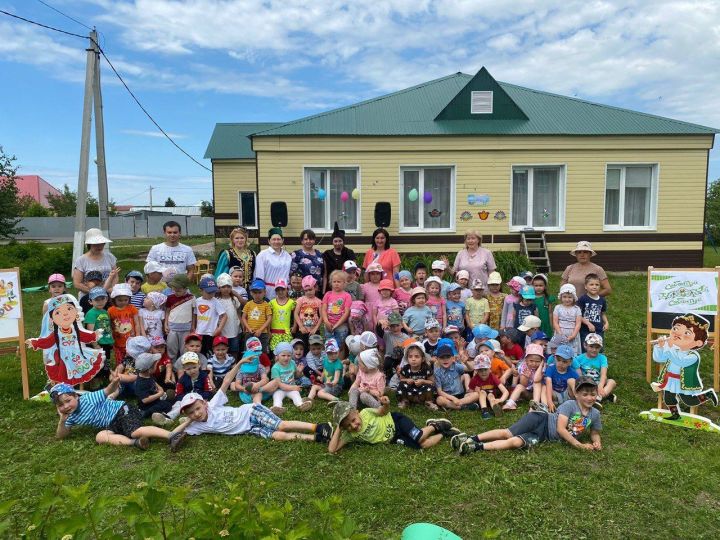 В детском саду «Березка» села Базарные Матаки провели Сабантуй