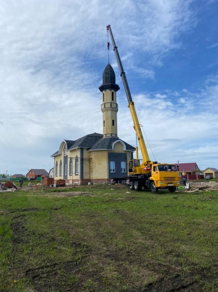 17 сентябрьдә Базарлы Матакта “Өмет” мәчетенә ай куелачак