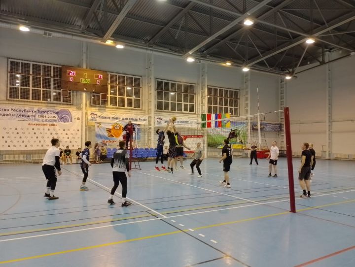 В Алькеевском районе стартовал Чемпионат по волейболу среди организаций