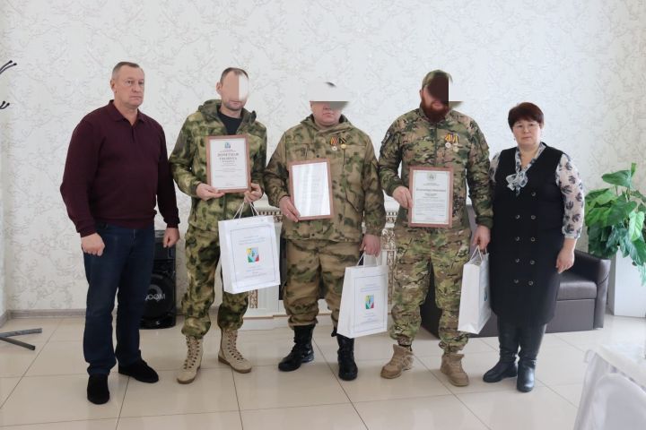 Александр Никошин встретился с алькеевцами-военнослужащими, участвующими в СВО