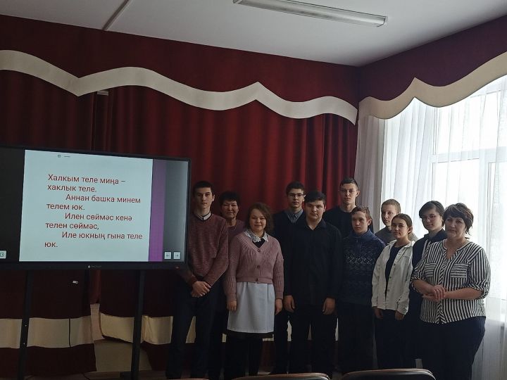 Түбән Әлки авылы мәктәбендә туган тел Көнен билгеләп үттеләр