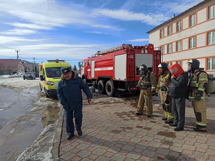 В Алькеевском районе прошли пожарно-тактические учения
