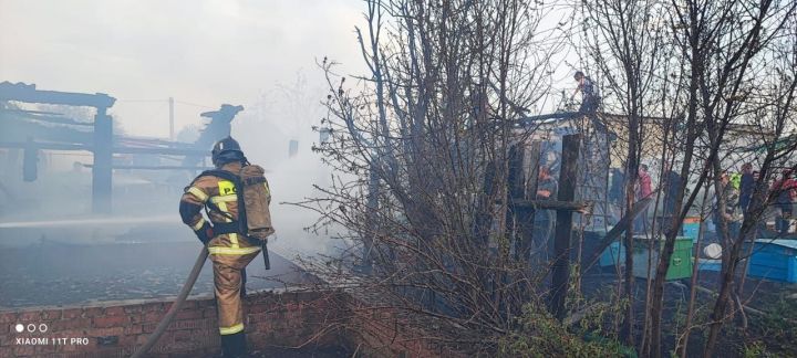 В селе Базарные Матаки произошло два пожара