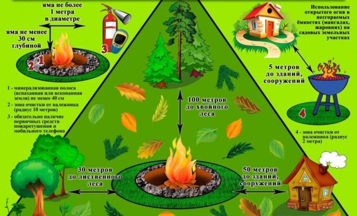 Порядок использования открытого огня и разведение костров