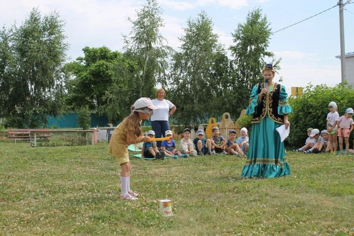 В детском саду «Березка» села Базарные Матаки прошёл Сабантуй