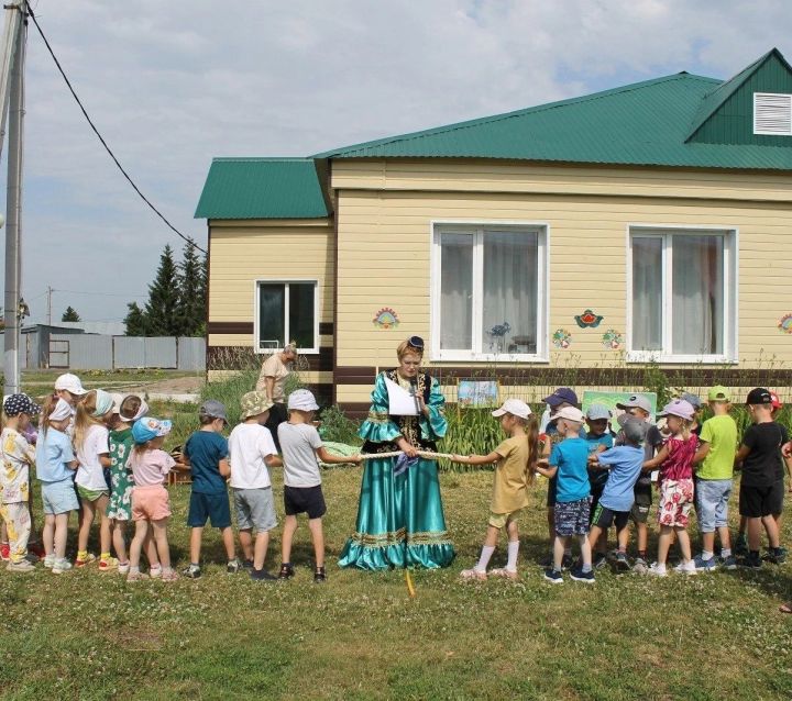 В детском саду «Березка» села Базарные Матаки прошёл Сабантуй