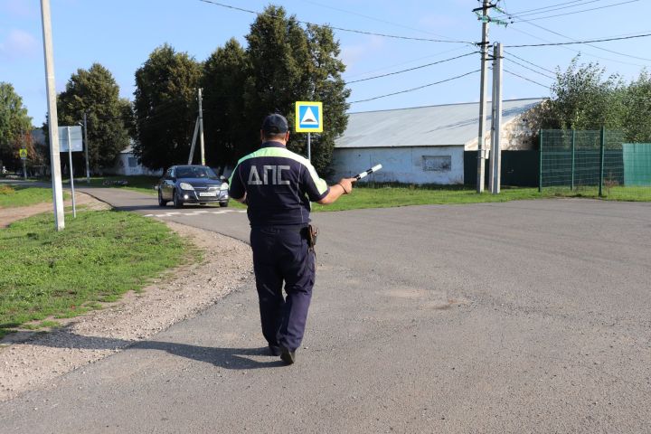 Cотрудники Госавтоинспекции Алькеевского район совместно с  представителями районной газеты «Алькеевские вести» провели рейд