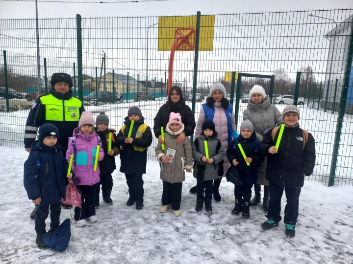 Автоинспекторы провели акцию «Стань заметней на дороге!».