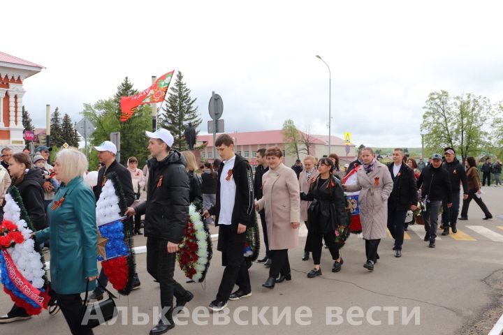 Әлки районында Бөек Җиңү көнен билгеләп үттеләр