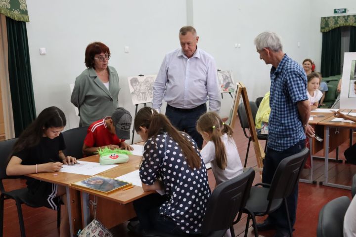 В Алькеевском  районе прошел фестиваль искусства «Мой папа — Герой»