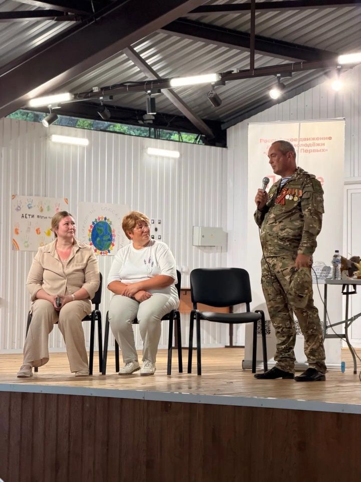 «Яшь имәннәр» балалар лагеренда махсус хәрби операциянең штурм отряды командиры Матвеев Олег булды